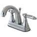 Kingston Brass Georgian Two Handle 4" Centerset Lavatory Faucet with Brass Pop-up-Bathroom Faucets-Free Shipping-Directsinks.