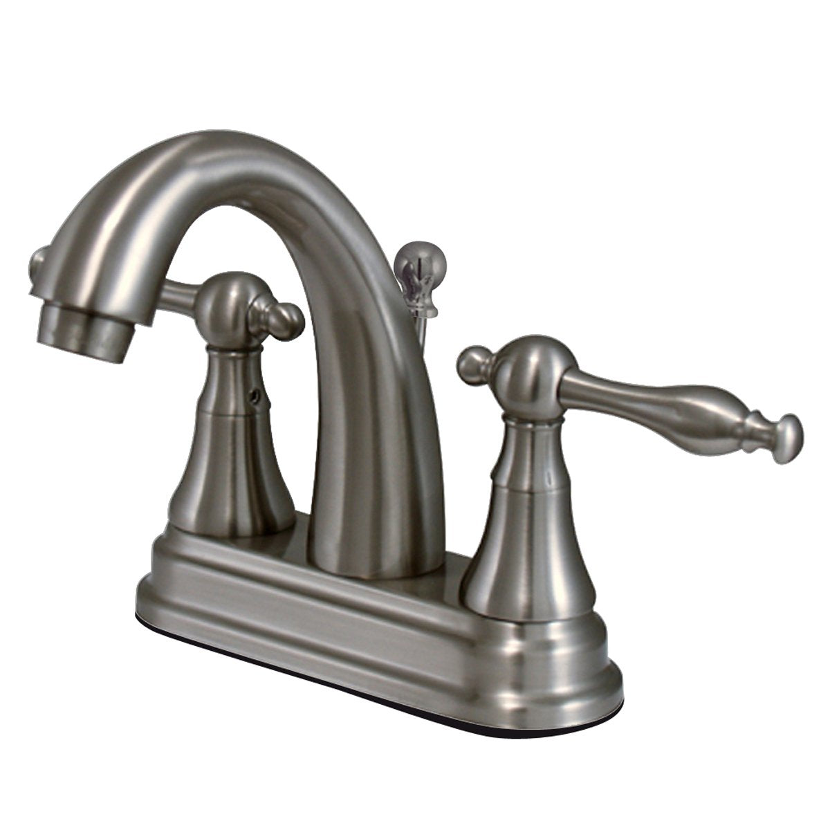 Kingston Brass Normandy Two Handle 4" Centerset Lavatory Faucet with Brass Pop-up-Bathroom Faucets-Free Shipping-Directsinks.