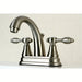 Kingston Brass KS7618TAL 4" Centerset Lavatory Faucet with Brass Pop-up in Satin Nickel-Bathroom Faucets-Free Shipping-Directsinks.