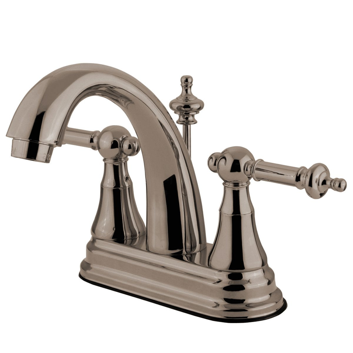 Kingston Brass Templeton 4" Centerset Two Handle Lavatory Faucet with Brass Pop-up-Bathroom Faucets-Free Shipping-Directsinks.