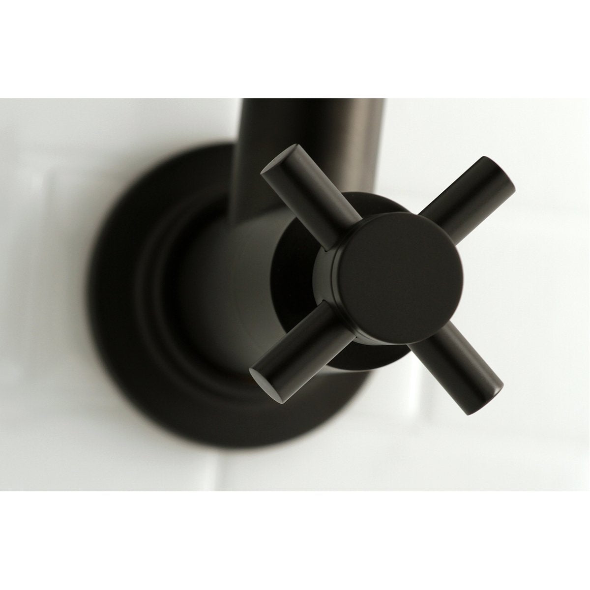 Kingston Brass Concord Wall Mount Single-Hole Pot Filler Kitchen Faucet