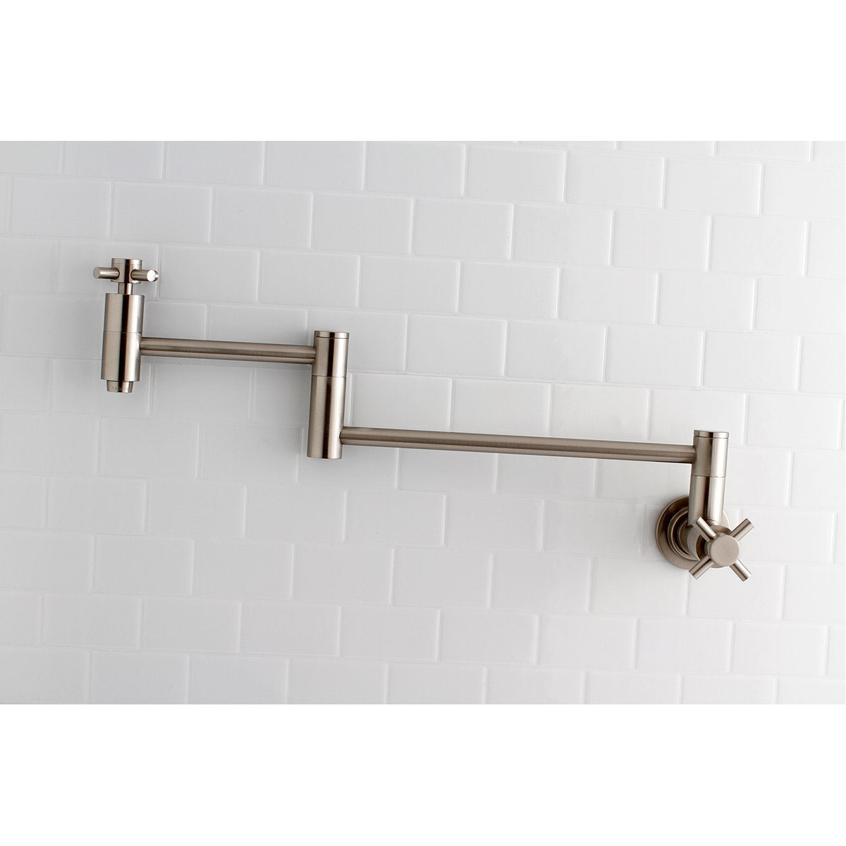 Kingston Brass Concord Two-Handle 1-Hole Wall Mounted Pot Filler