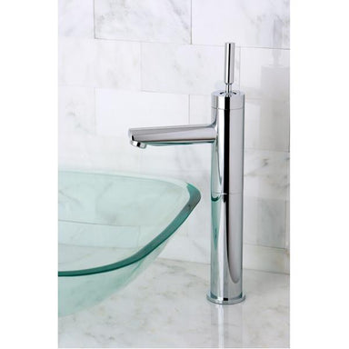 Kingston Brass KS8211DL Concord Single Handle Vessel Sink Faucet without Pop-up and Plate-Bathroom Faucets-Free Shipping-Directsinks.