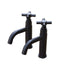 Kingston Brass Concord Twin Handle Basin Faucet Set-Bathroom Faucets-Free Shipping-Directsinks.