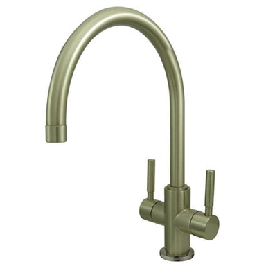 Kingston Brass Concord Two Handle Solid Brass Vessel Sink Faucet-Bathroom Faucets-Free Shipping-Directsinks.