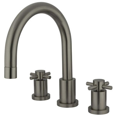 Kingston Brass Concord Modern Two Handle Roman Tub Filler-Tub Faucets-Free Shipping-Directsinks.