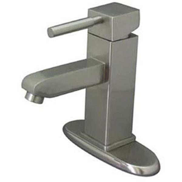 Kingston Brass Concord Single Handle 4" Centerset Lavatory Faucet with Optional Deck Plate and Push-Up-Bathroom Faucets-Free Shipping-Directsinks.