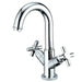 Kingston Brass Concord Two Handle 4" Centerset Lavatory Faucet with Push-Up and Optional Deck Plate-Bathroom Faucets-Free Shipping-Directsinks.