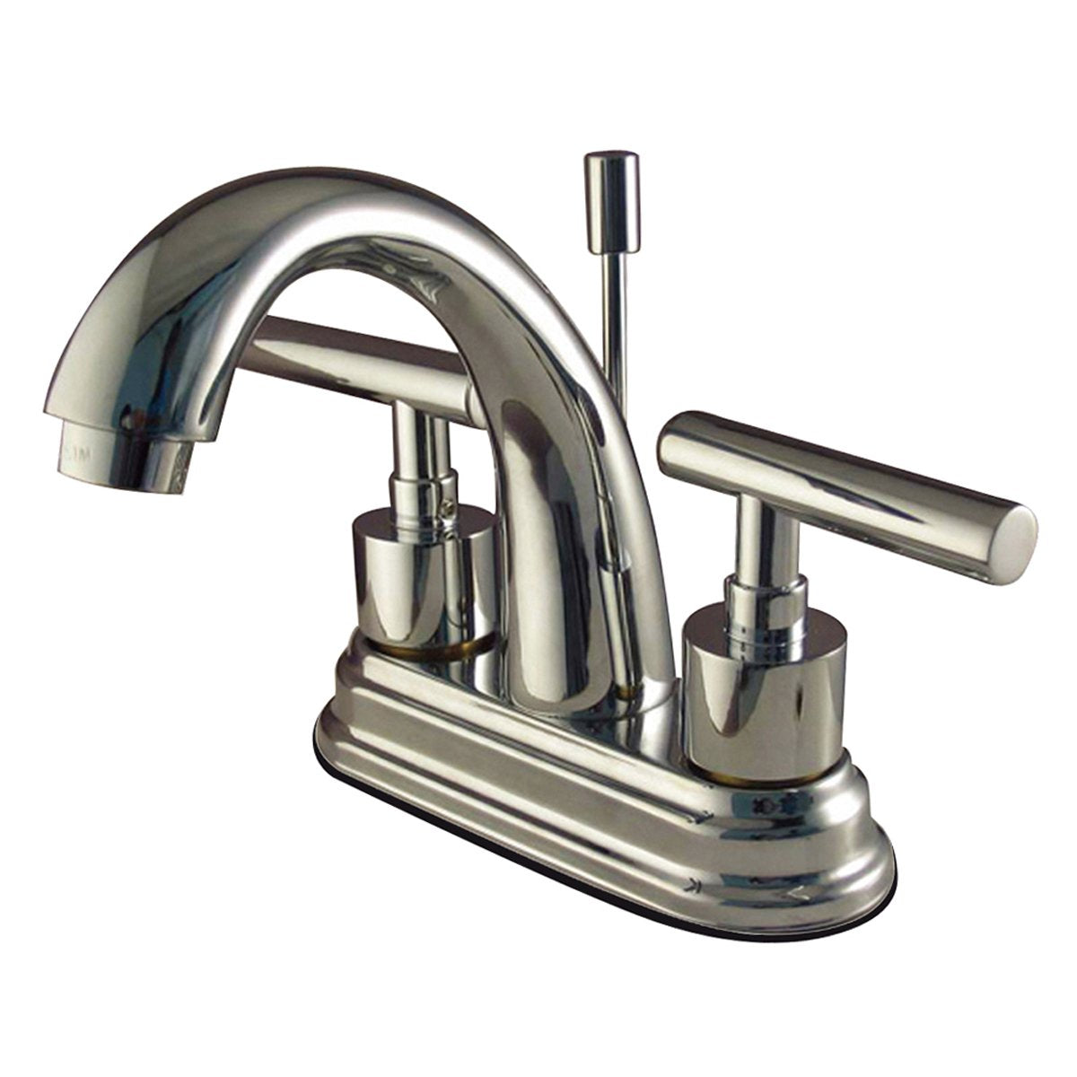 Kingston Brass Manhattan 4" Centerset Two Handle Lavatory Faucet with Brass Pop-up-Bathroom Faucets-Free Shipping-Directsinks.