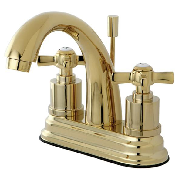 Kingston Brass Millennium 4" Centerset Solid Brass Lavatory Faucet-Bathroom Faucets-Free Shipping-Directsinks.