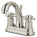 Kingston Brass Concord Modern Two Handle 4" Centerset Lavatory Faucet with Brass Pop-up-Bathroom Faucets-Free Shipping-Directsinks.