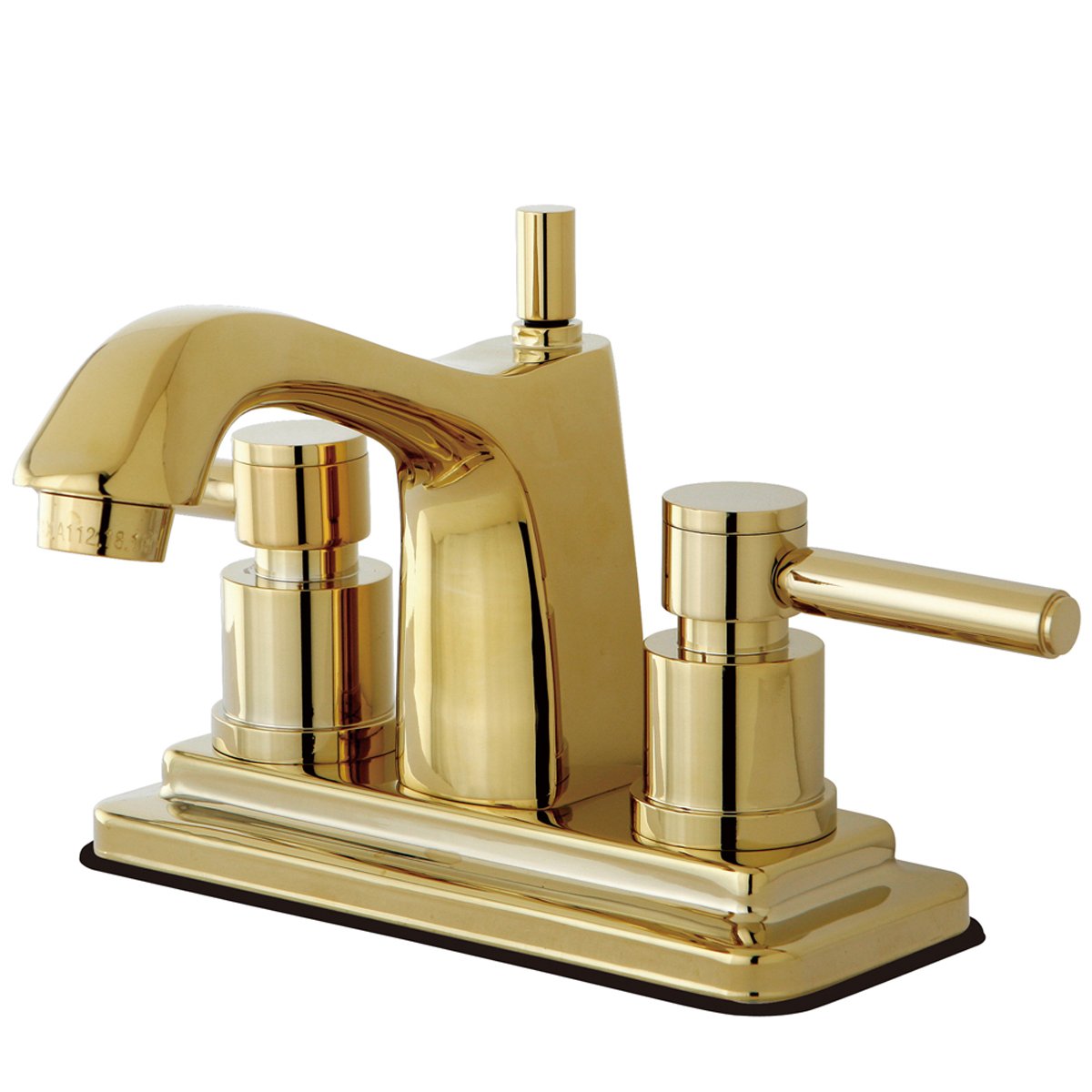 Kingston Brass Concord 4" Centerset Lavatory Faucet with Brass Pop-up and Two Handle-Bathroom Faucets-Free Shipping-Directsinks.
