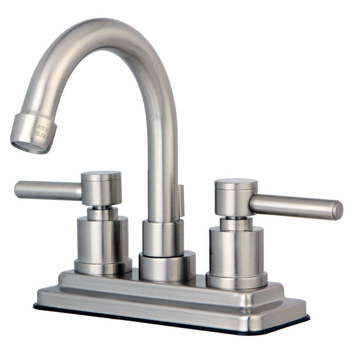 Kingston Brass KS8668DL Concord Two Handle Centerset Lavatory Faucet with Brass Pop-up-Bathroom Faucets-Free Shipping-Directsinks.