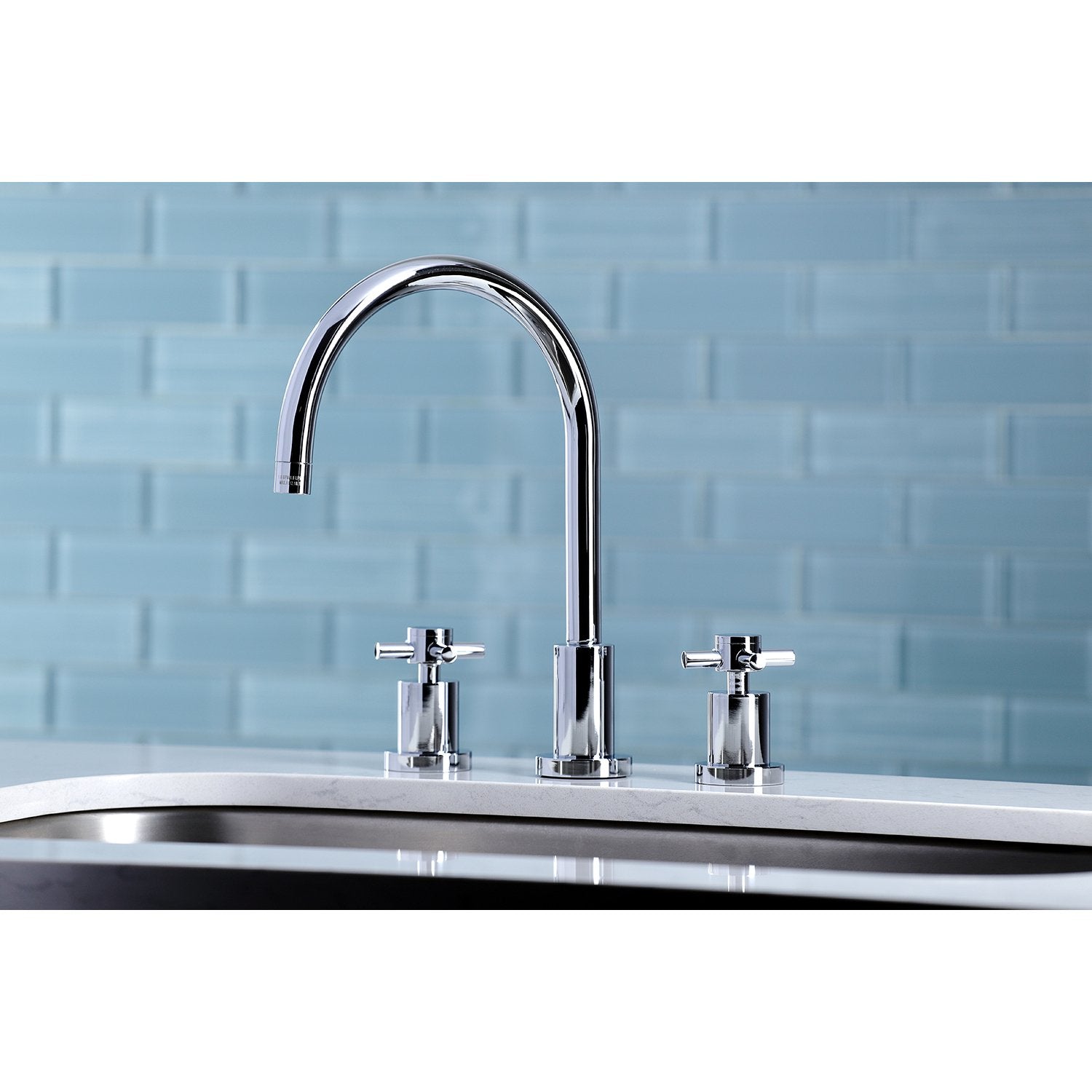Kingston Brass Concord Widespread 3-Hole Kitchen Faucet
