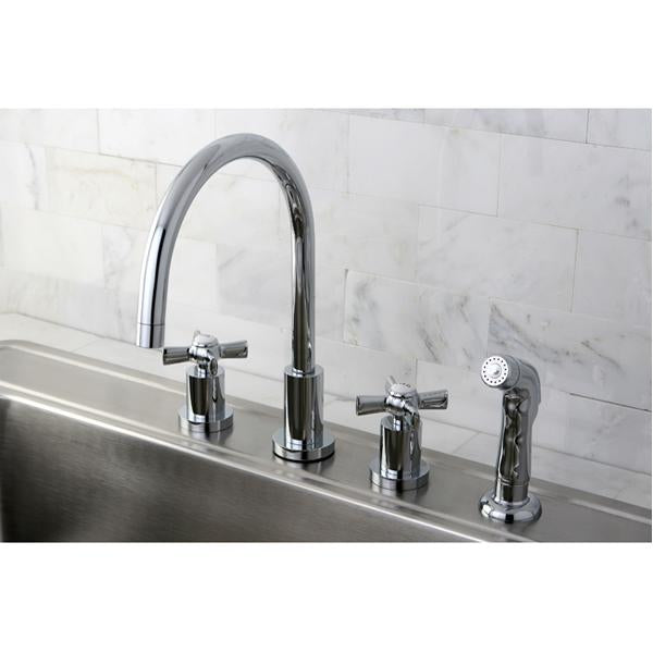 Kingston Brass Millennium Widespread Kitchen Faucet-Kitchen Faucets-Free Shipping-Directsinks.