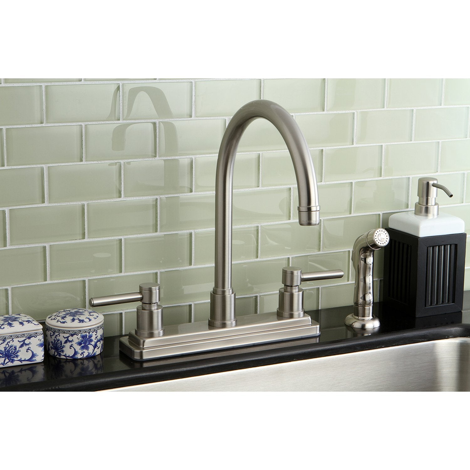 Kingston Brass Concord 8-Inch Centerset Kitchen Faucet