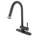 Kingston Brass Concord Single Handle Kitchen Faucet with Pull-Down Sprayer-Kitchen Faucets-Free Shipping-Directsinks.