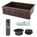 Premier Copper Products - KSP3_KASDB33229F Kitchen Sink and Drain Package-DirectSinks
