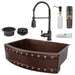 Premier Copper Products - KSP4_KASRDB30249BS Kitchen Sink, Faucet and Accessories Package-DirectSinks