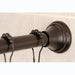 Kingston Brass Edenscape Straight Shower Curtain Rod with Shower Curtain Rings-Bathroom Accessories-Free Shipping-Directsinks.