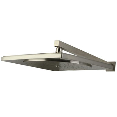 Kingston Brass Claremont KX8228CK Claremont 12" Rainfall Square Showerhead with 16" Shower Arm in Satin Nickel-Shower Faucets-Free Shipping-Directsinks.