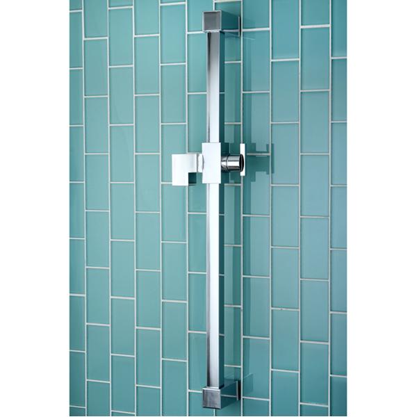 Kingston Brass Claremont 23.75" Square Shower Slide Bar-Bathroom Accessories-Free Shipping-Directsinks.