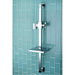 Kingston Brass Claremont 25" Square Shower Slide Bar with Soap Dish-Bathroom Accessories-Free Shipping-Directsinks.