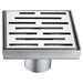Dawn LAN050504 Amazon River Series - Square Shower Drain 5"L (Stamping technique & press in the base)-Bathroom Accessories Fast Shipping at DirectSinks.