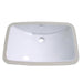 Kingston Brass Forum White China Undermount Bathroom Sink with Overflow Hole-Bathroom Sinks-Free Shipping-Directsinks.