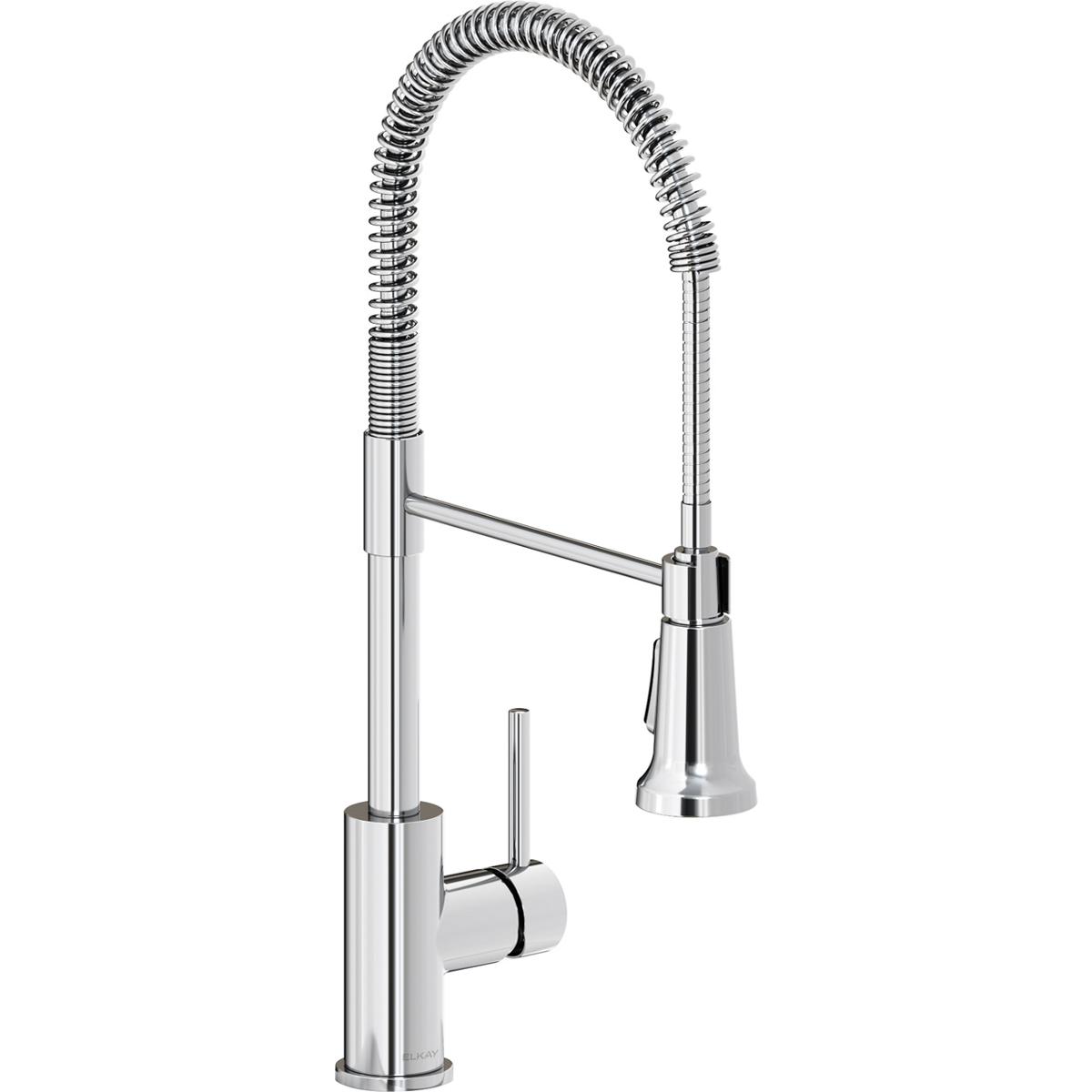 Elkay Avado Single Hole Kitchen Faucet with Semi-professional Spout and Lever Handle