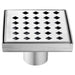 Dawn LMI050504 Mississippi River Series - Square Shower Drain 5"L (Stamping technique & press in the base)-Bathroom Accessories Fast Shipping at DirectSinks.