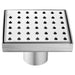 Dawn LNE050504 Nile River Series - Square Shower Drain 5"L (Stamping technique & press in the base)-Bathroom Accessories Fast Shipping at DirectSinks.