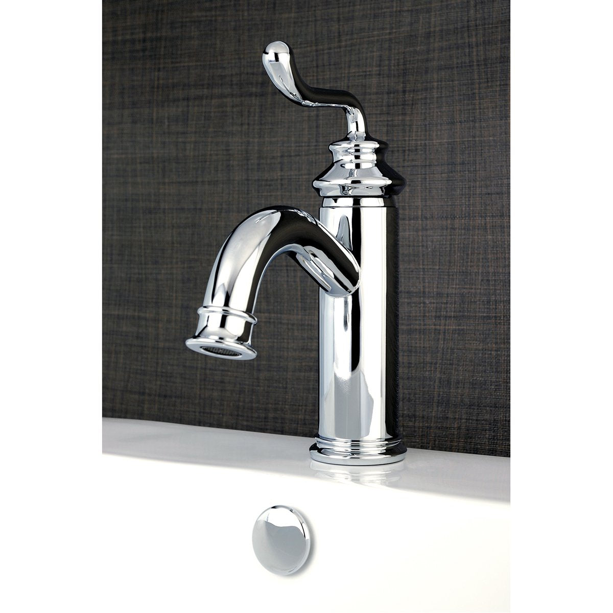 Kingston Brass Fauceture Royale Single-Handle Monoblock Bathroom Faucet