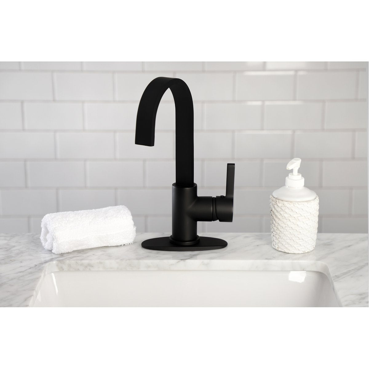 Kingston Brass Continental One-Handle 1-Hole Deck Mounted Bar Faucet