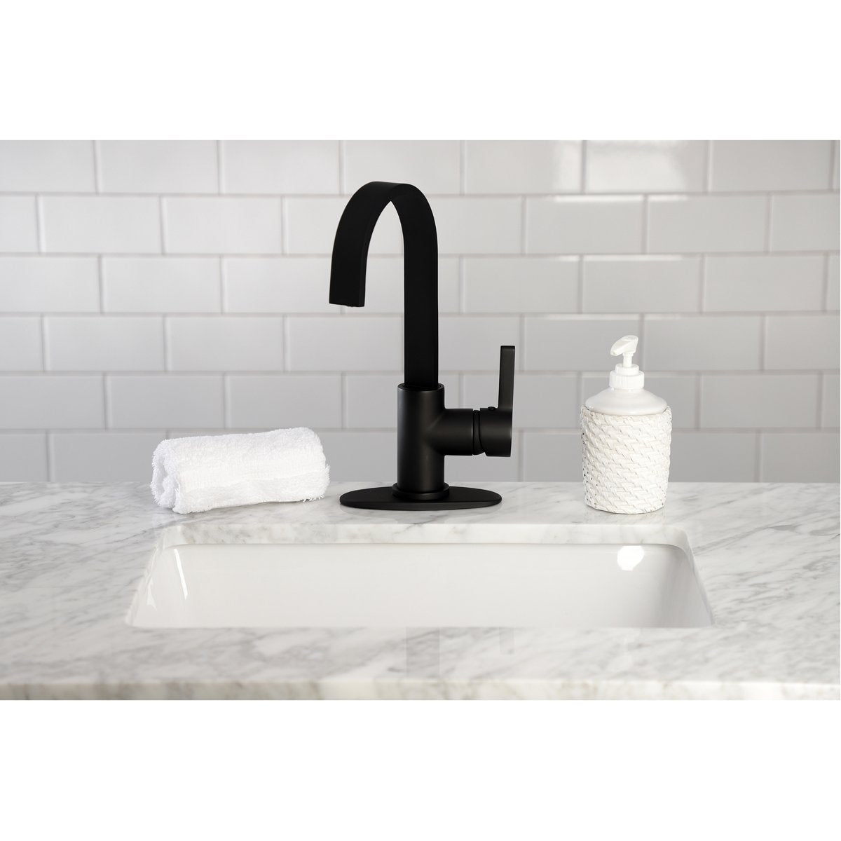 Kingston Brass Continental One-Handle 1-Hole Deck Mounted Bar Faucet
