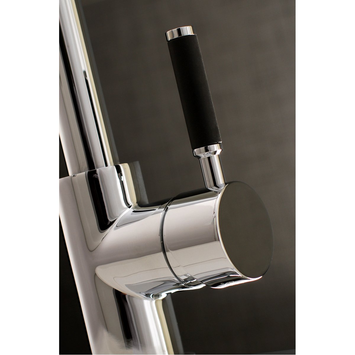 Kingston Brass Gourmetier Kaiser Deck Mount Single-Handle Pull-Down Kitchen Faucet