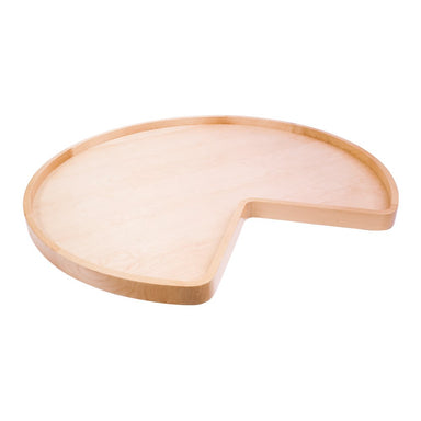 Hardware Resources 24" Diameter Kidney Wooden Lazy Susan without Hole-DirectSinks