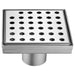 Dawn LTS050504 Thames River Series - Square Shower Drain 5"L (Stamping technique & press in the base)-Bathroom Accessories Fast Shipping at DirectSinks.