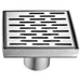 Dawn LYE050504 Yangtze River Series - Square Shower Drain 5"L (Stamping technique & press in the base)-Bathroom Accessories Fast Shipping at DirectSinks.