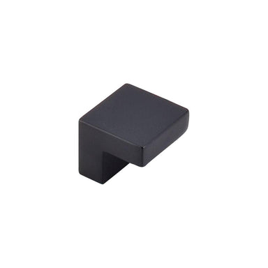 Top Knobs Square Knob in Flat Black-DirectSinks