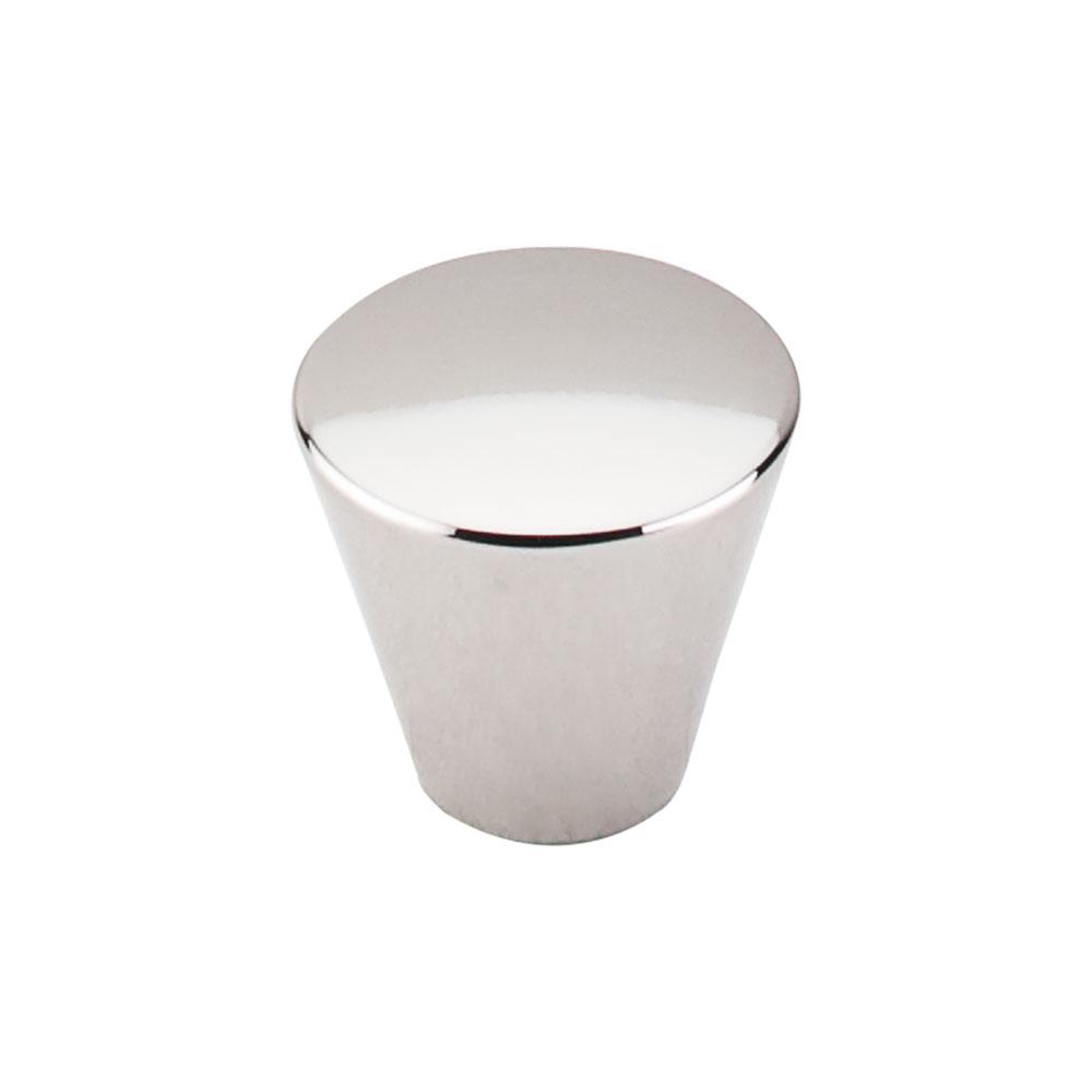 Top Knobs Cone Knob in Polished Nickel-DirectSinks