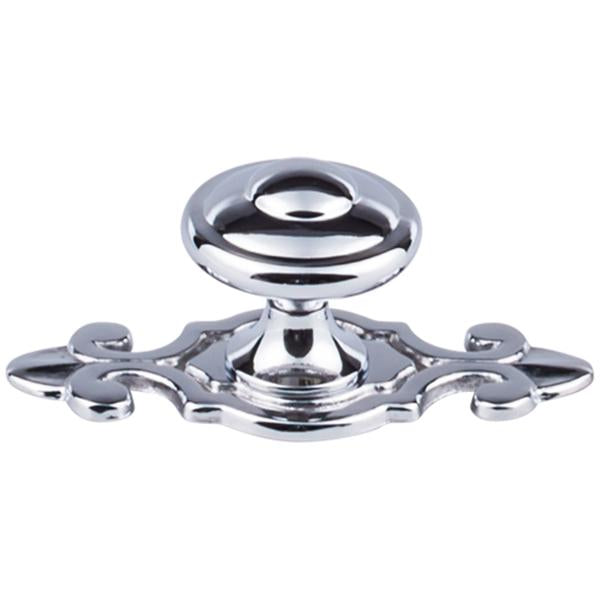 Top Knobs Canterbury Knob with Backplate-DirectSinks