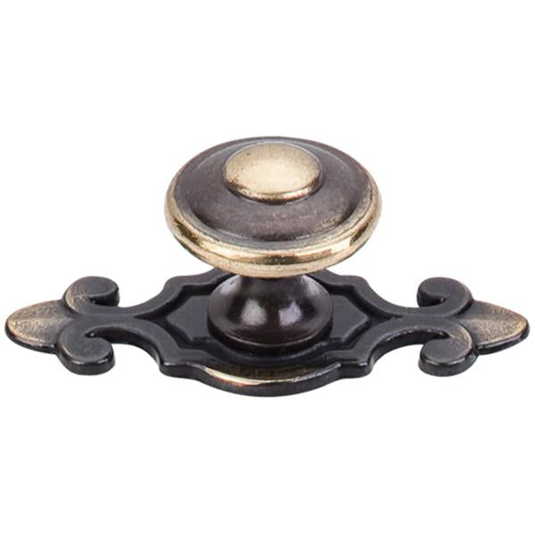 Top Knobs Canterbury Knob with Backplate-DirectSinks