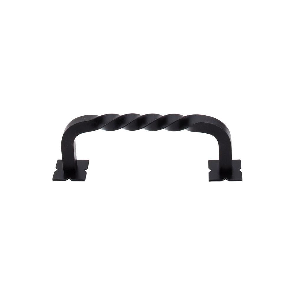 Top Knobs Twist D Pull with Backplates-DirectSinks