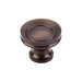 Top Knobs Button Faced Knob in Oil Rubbed Bronze-DirectSinks