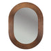 Premier Copper Products 35" Hand Hammered Oval Copper Mirror-DirectSinks