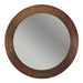 Premier Copper Products 34" Hand Hammered Round Copper Mirror-DirectSinks