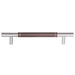 Beyerle Hardware Ceres Bar Handle with Stitched Leather-DirectSinks