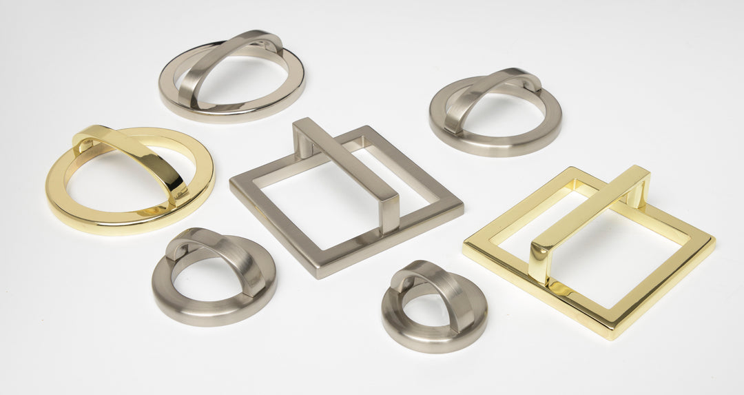 Atlas Homewares Tableau Curved Handle 1-7/16", Available in 4 finishes-DirectSinks