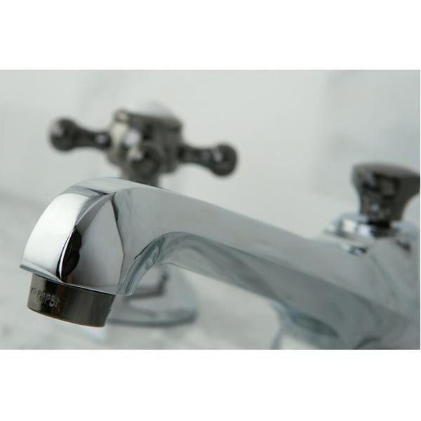 Kingston Brass Water Onyx 8" to 16" Widespread Lavatory Faucet with Brass Pop-up Drain-Bathroom Faucets-Free Shipping-Directsinks.